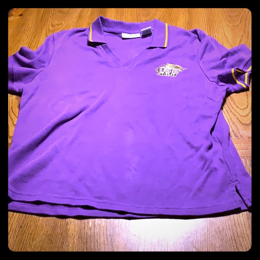 ⚜️5/$25⚜️  Ladies LSU Polo